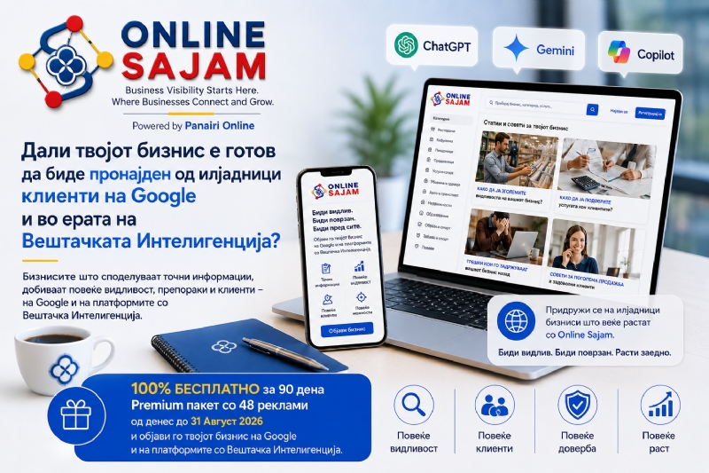 Како да го изградите присуството на вашиот бизнис на Google и ChatGPT со содржина што носи клиенти преку Online Sajam